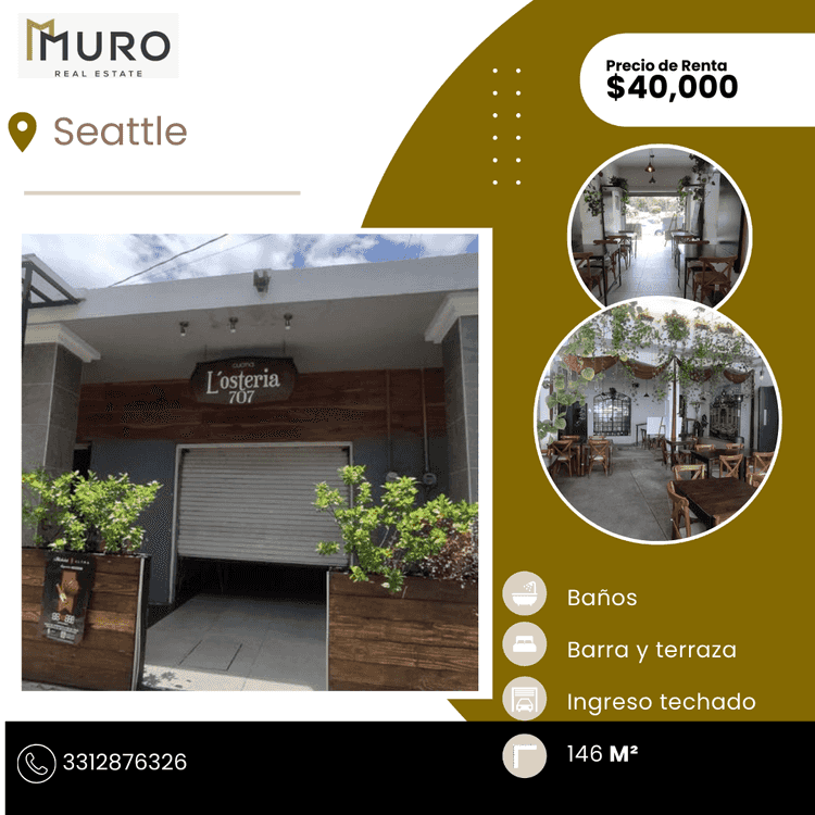 local comercial en renta aurelio ortega seattle zapopan jalisco p1lijOQ