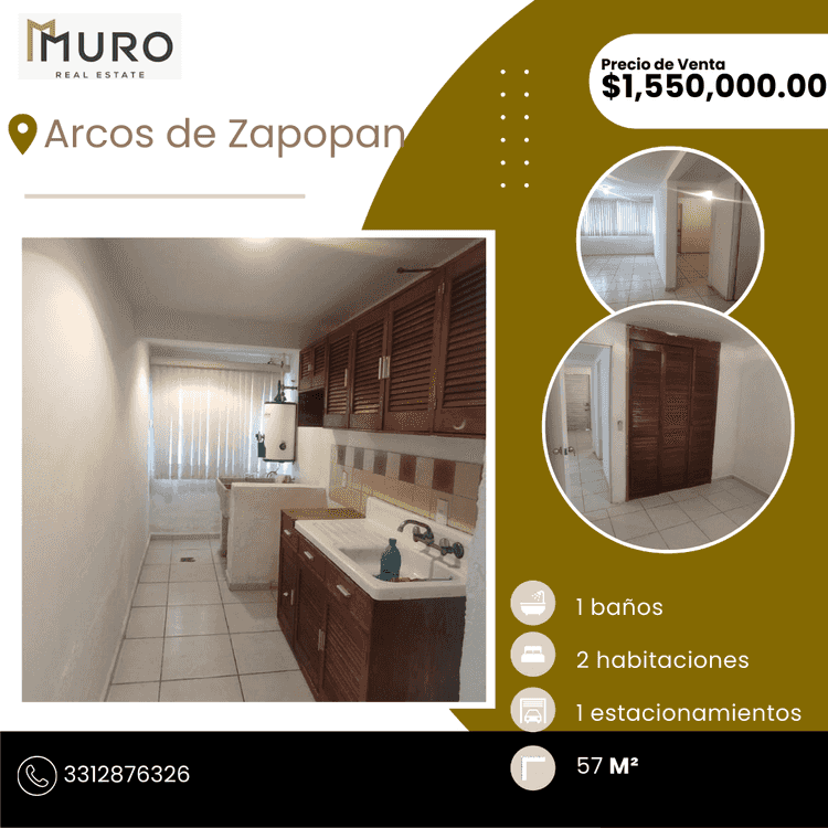departamento en venta arco marco aurelio arcos de zapopan 2a seccion zapopan jalisco pBIP9gi