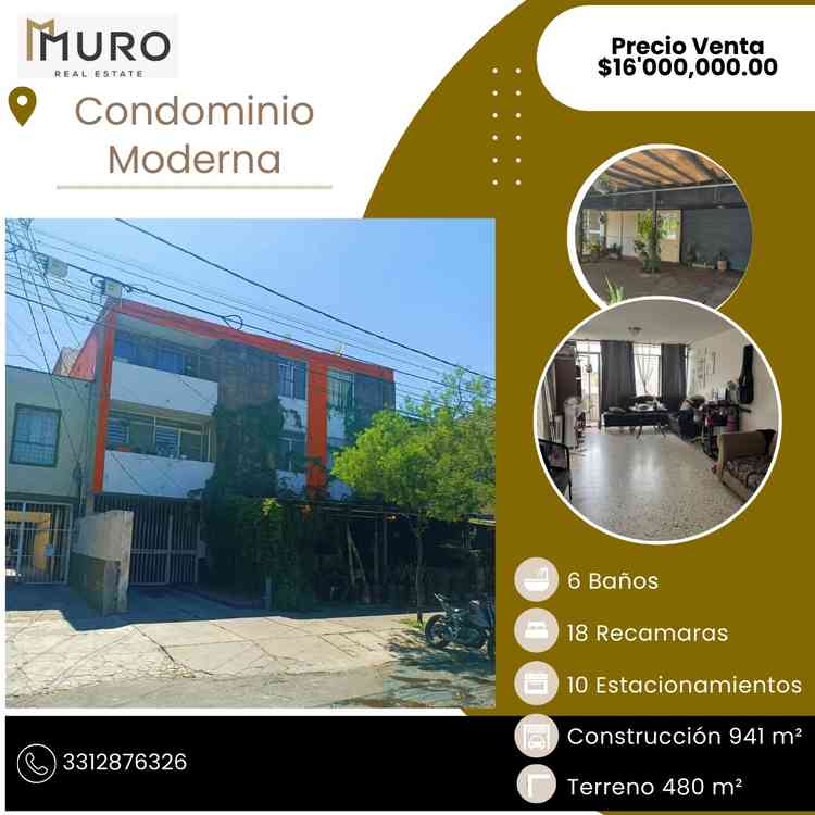 edificio en venta calle fermin riestra moderna guadalajara jalisco pooxcee